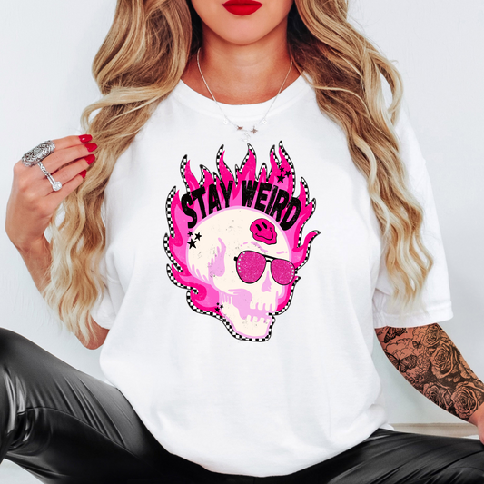 Stay Weird Skull T-Shirt